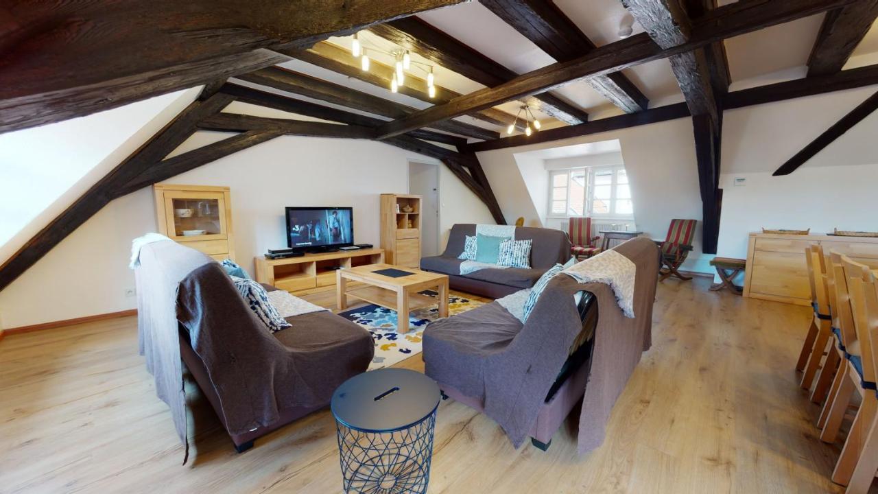 Apartamento Aux Bijoux De Colmar - Le Saphir - 1 Parking Gratuit Exterior foto